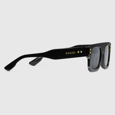 GUCCI Rectangular frame sunglasses outlook