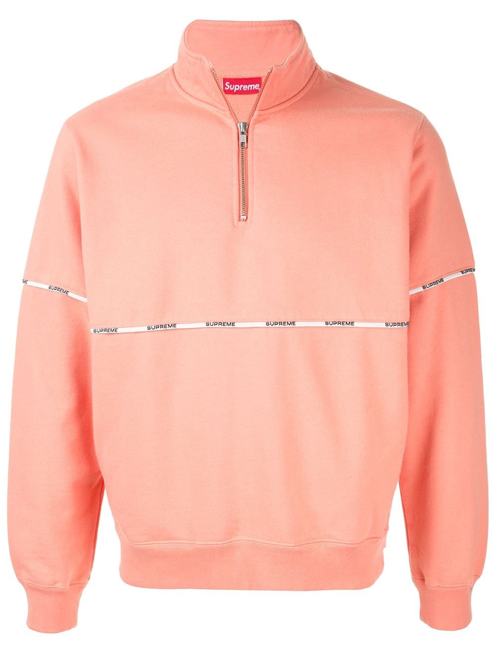 Logo Piping Half Zip sweatshirt - 1