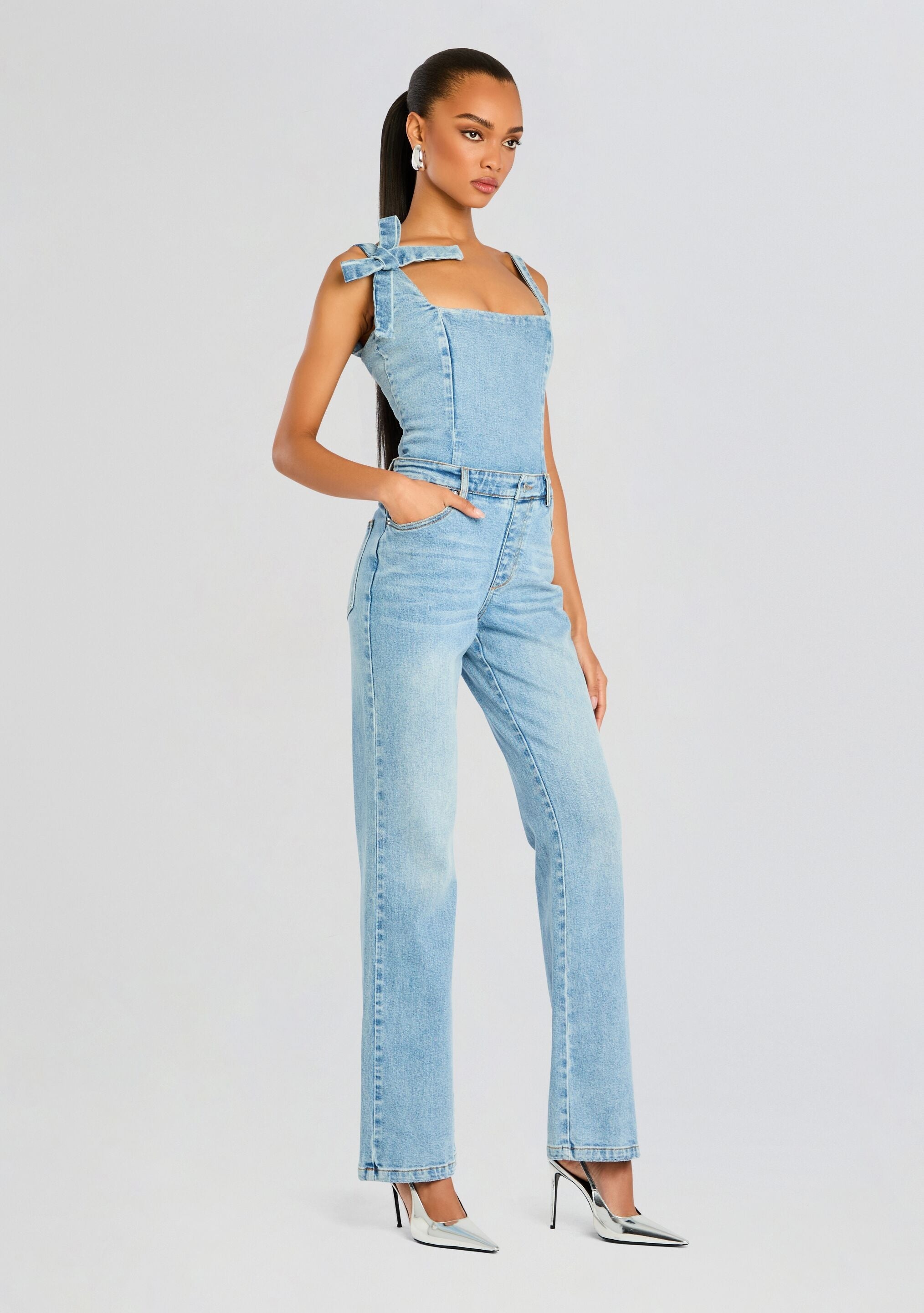 DAWSON DENIM JUMPSUIT - 3