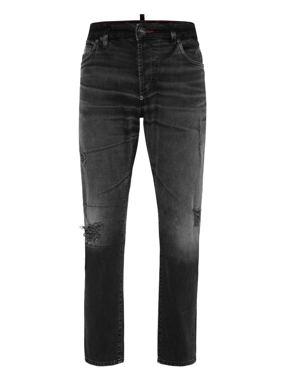 distressed jeans - 1