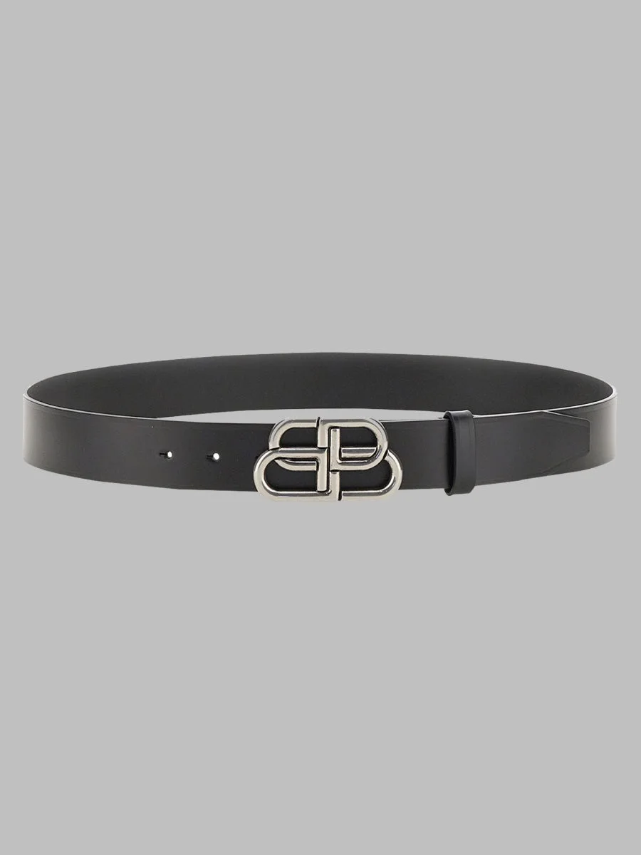 Balenciaga Men Cintura "Bb" In Pelle - 1