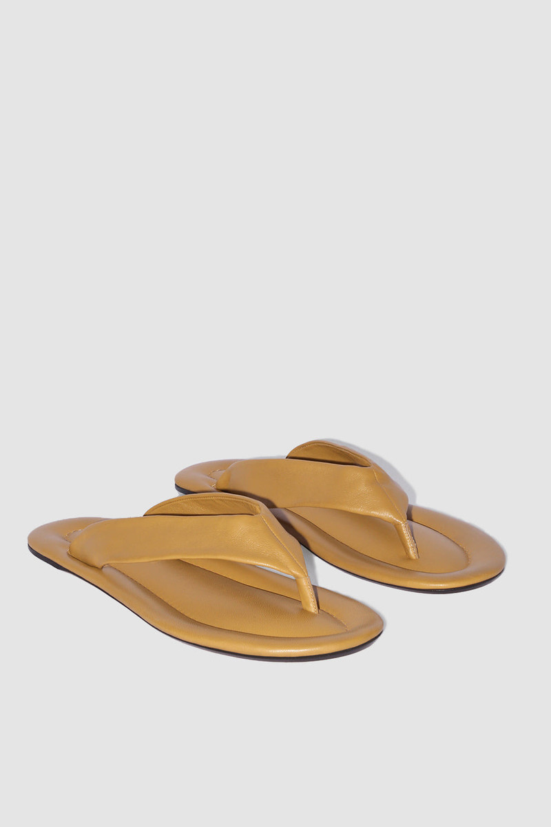 BY FAR Dasha Cumin Lamb Nappa Leather Flip-Flop Sandal outlook