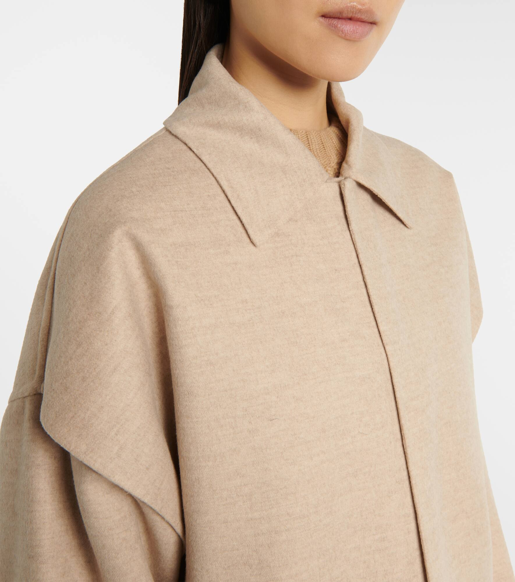 Wool and cashmere jacket - 4