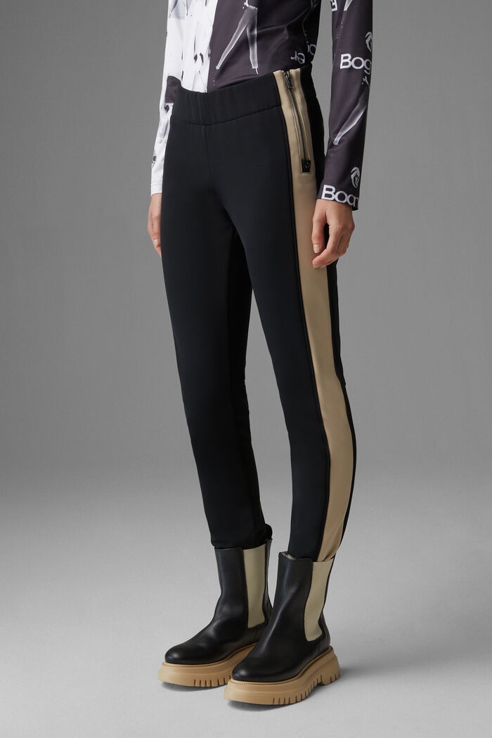 Roma Functional pants in Black/Beige - 2