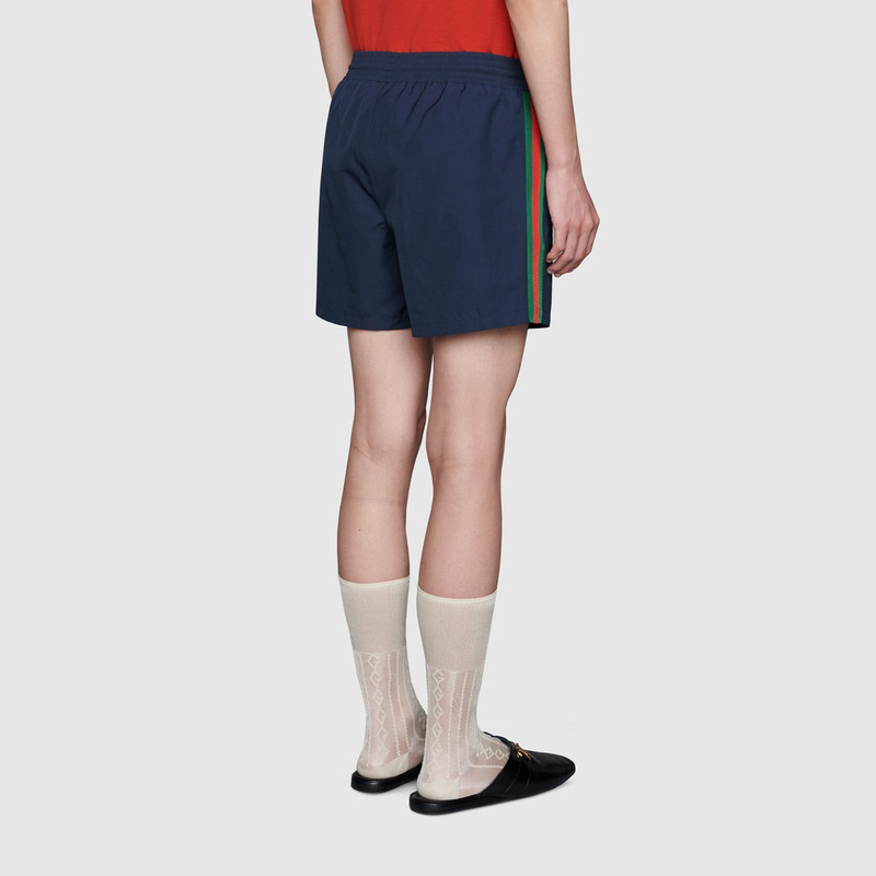 Waterproof nylon swim shorts with Web 4