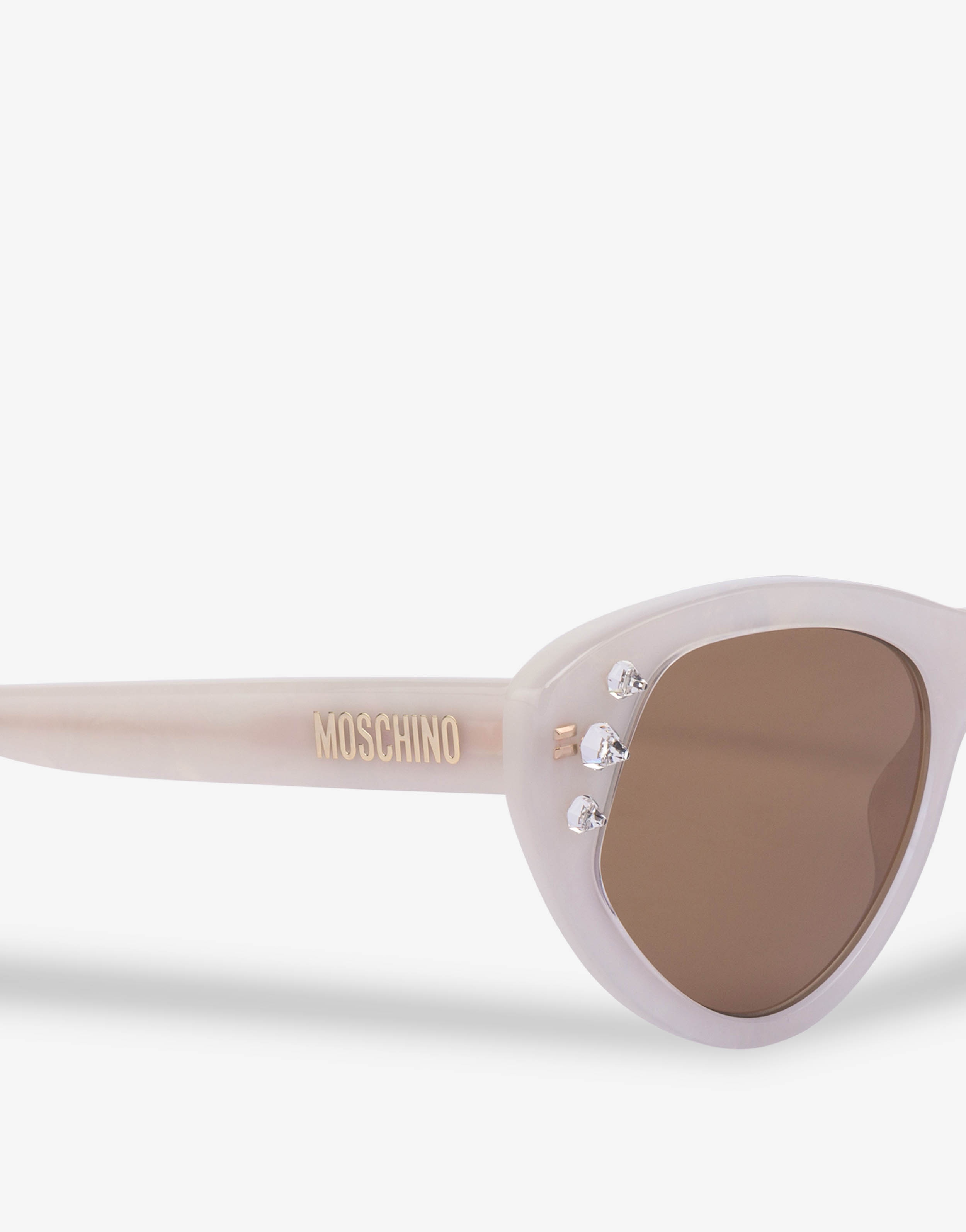 CAT EYE SUNGLASSES WITH RHINESTONES - 3