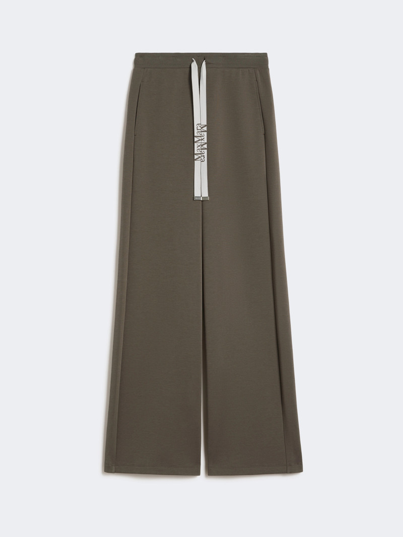 BALI Wide-fit jersey trousers - KAKI 1