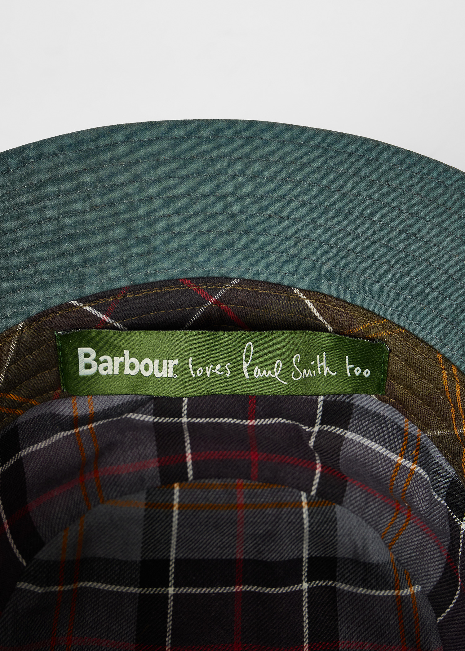 Paul Smith loves Barbour - Waxed Cotton Bucket Hat - 5
