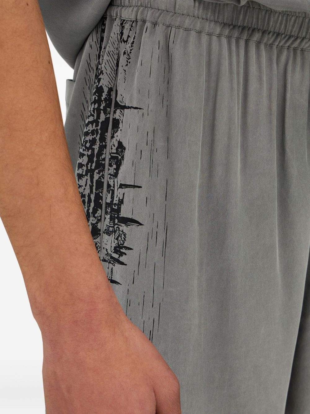 silk bermuda shorts - 5