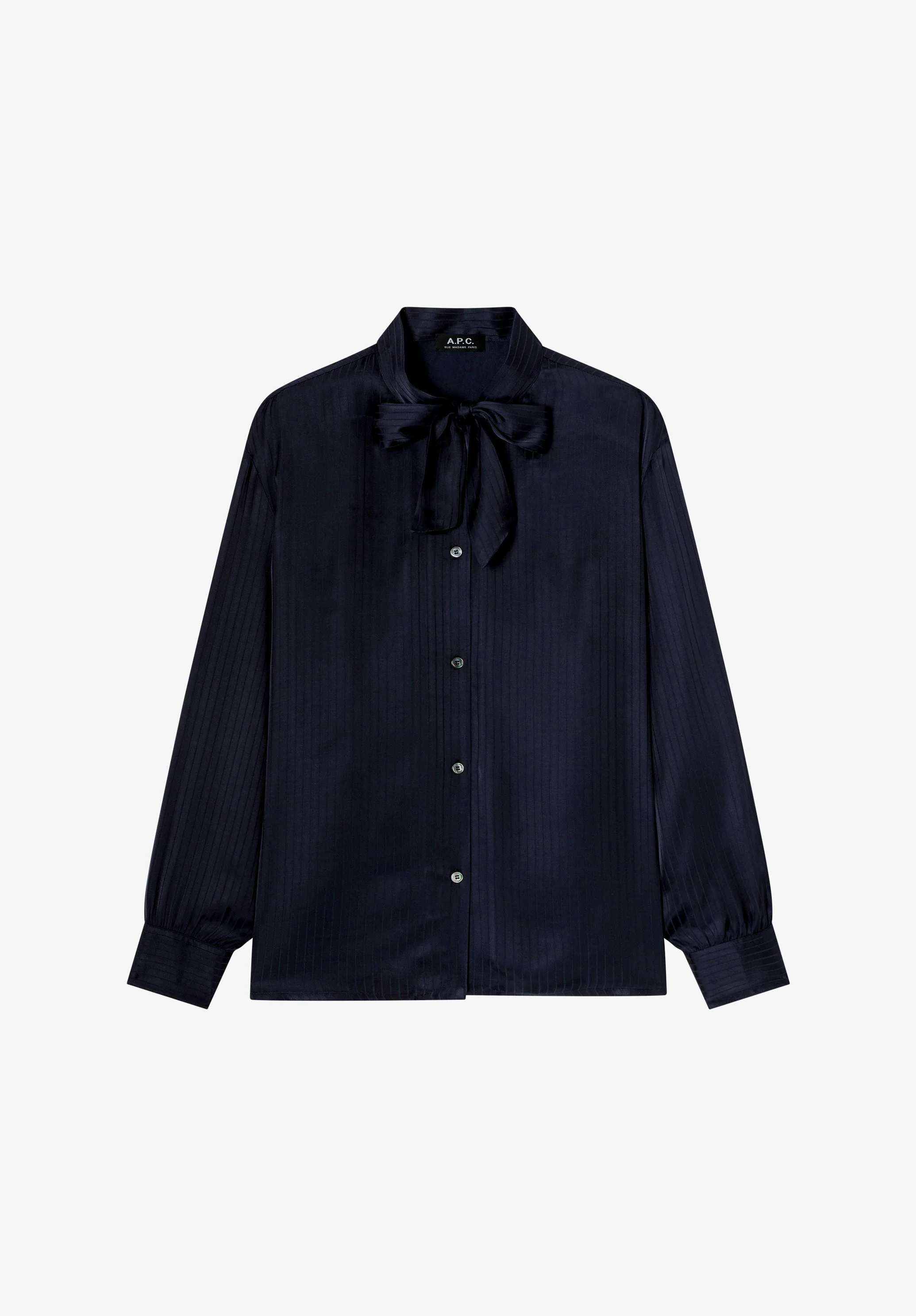 TIE COLLAR BLOUSE - 1