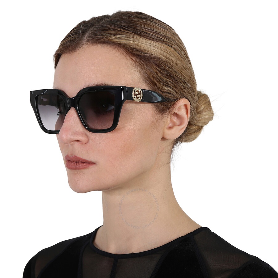 Gucci Grey Gradient Square Ladies Sunglasses GG1023S 008 54 - 2