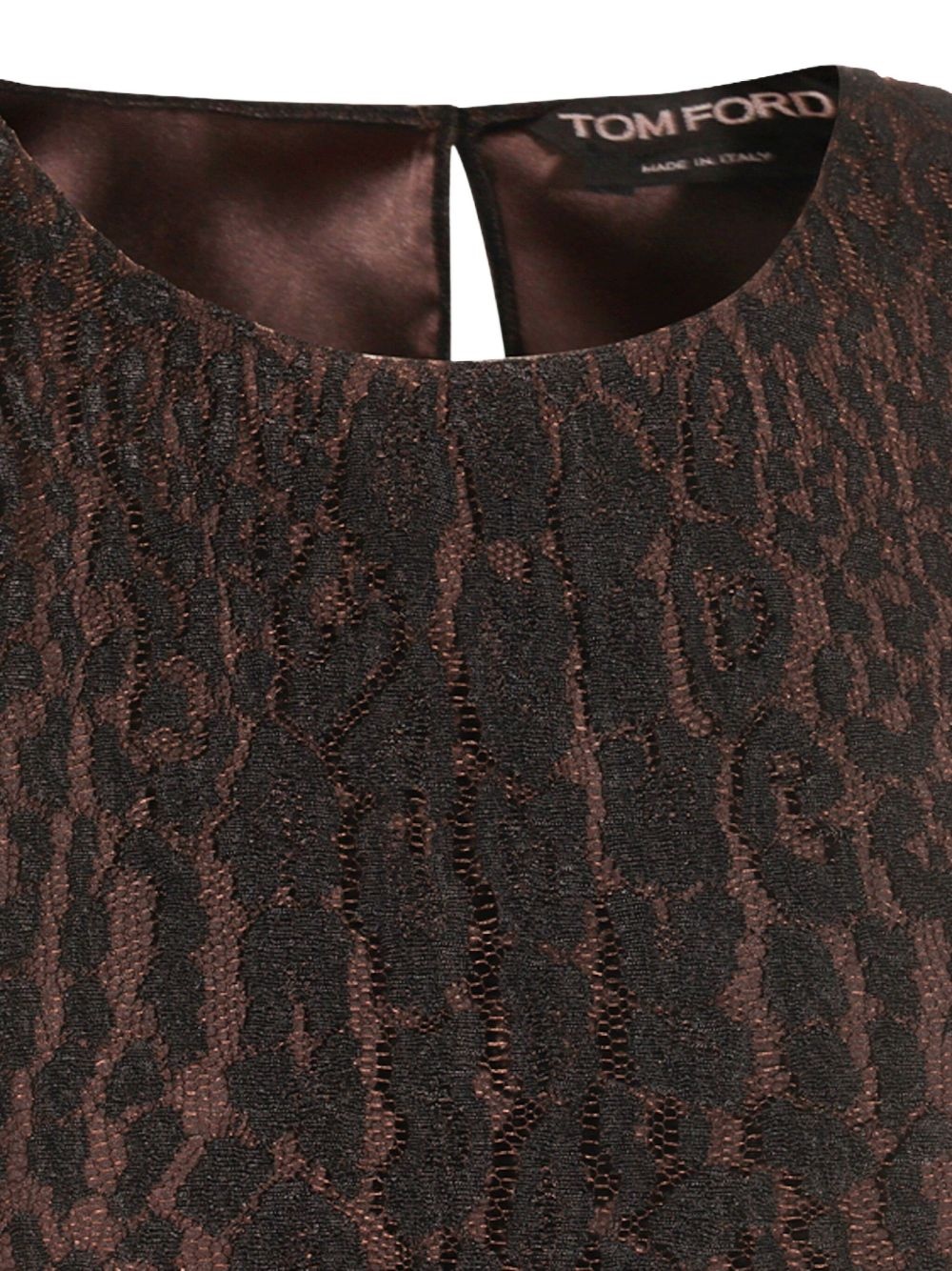 leopard-lace top - 3