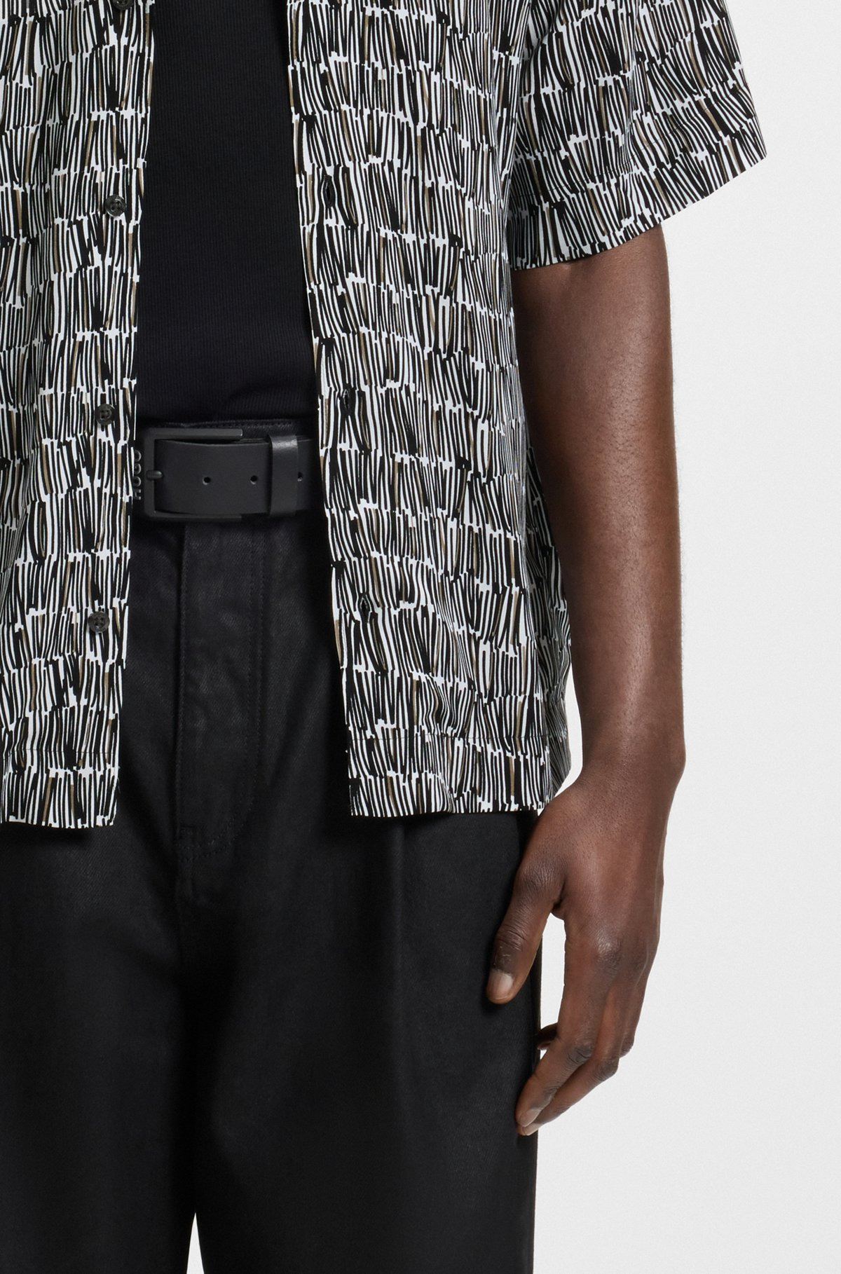 OVERSIZE-FIT SHIRT WITH ABSTRACT PRINT - 6