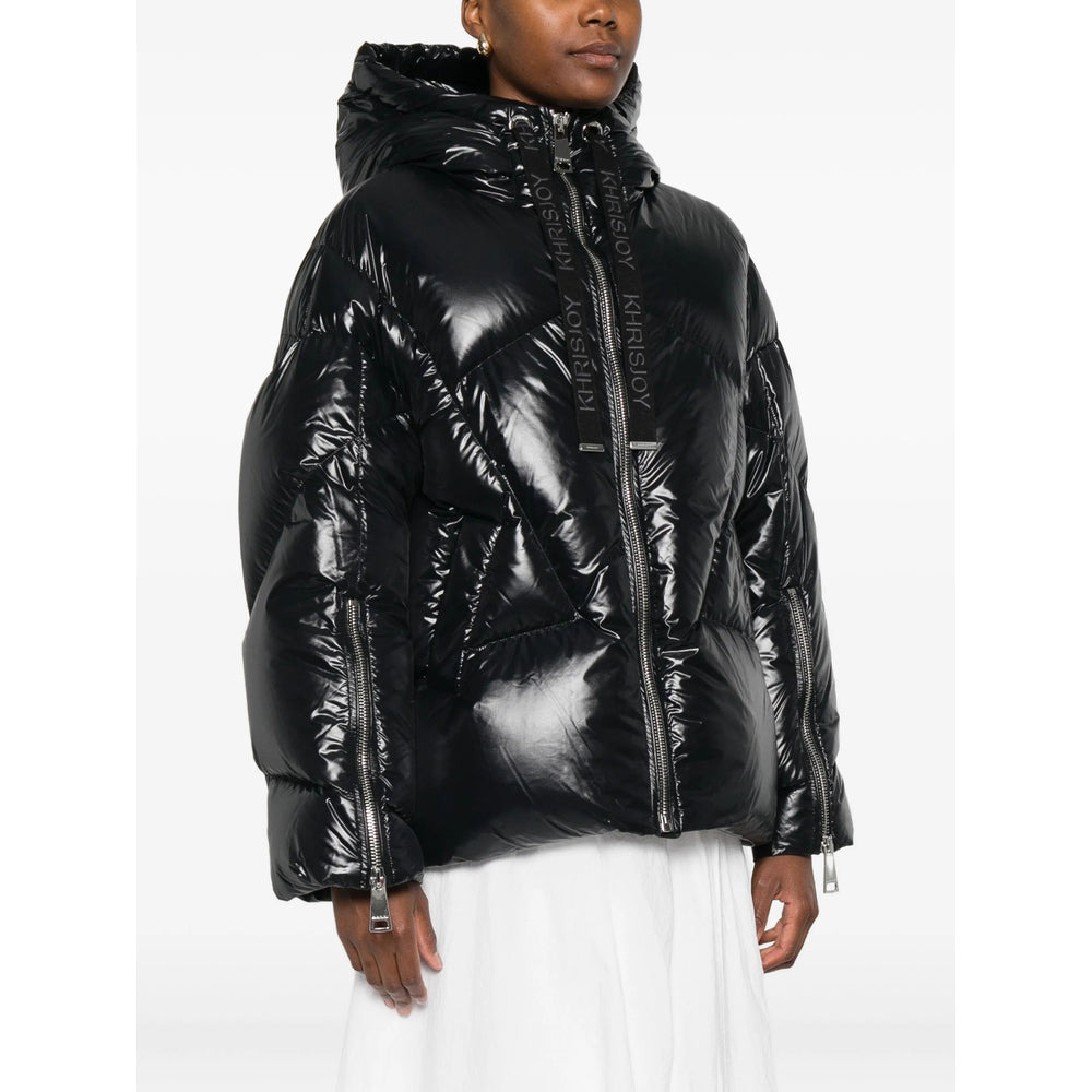 Khrisjoy Black Jackets - Puffer Jackets Women - 3