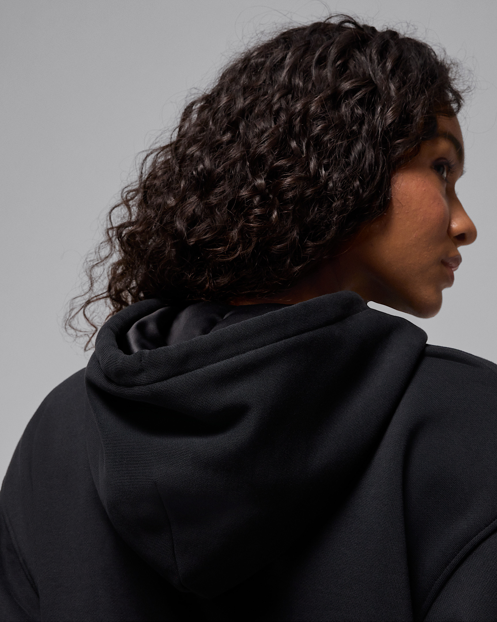 Jordan Flight Fleece Women's Cropped Satin-Lined Hoodie - 5