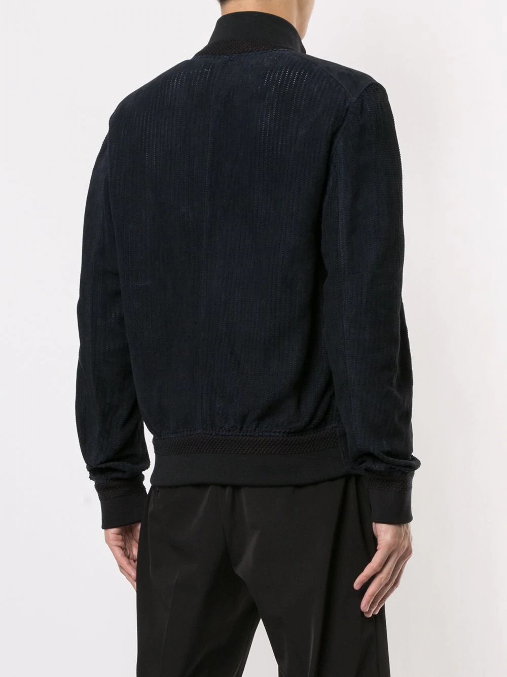 perforated detail blouson - 4