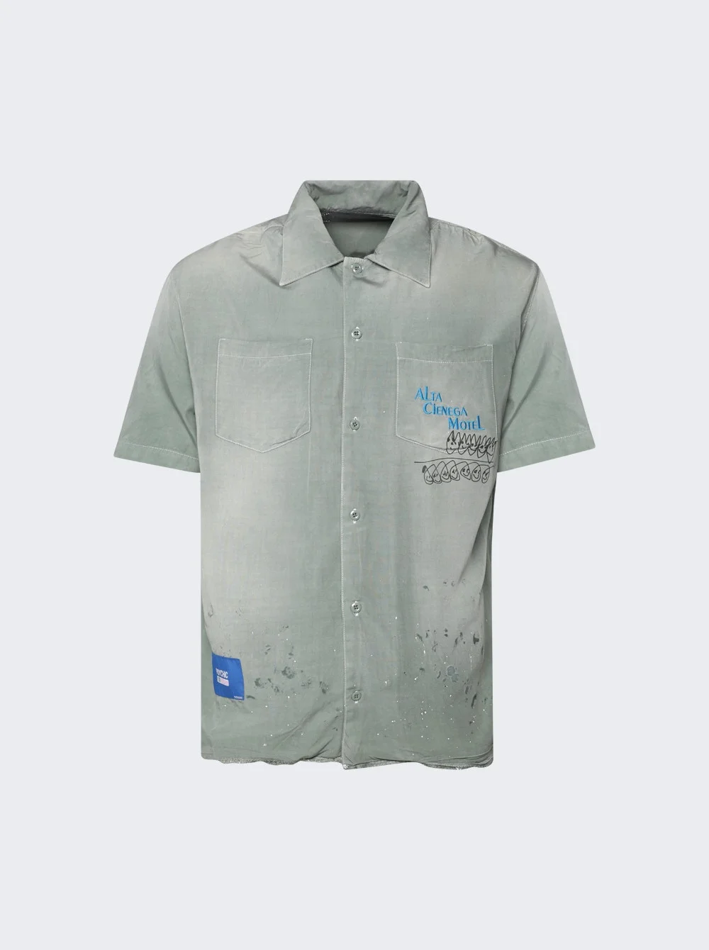 Alta Cienega Button Down Shirt Blue - 1