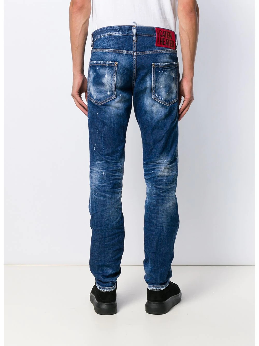 slim faded jeans - 4