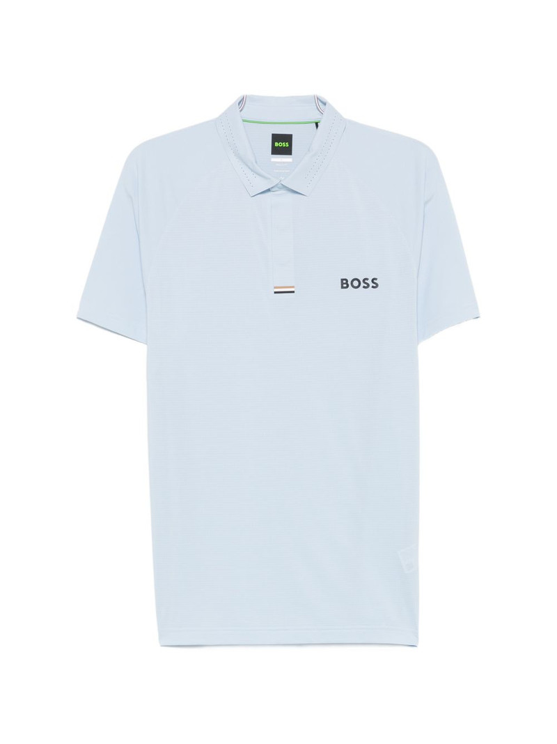logo-print polo shirt 1