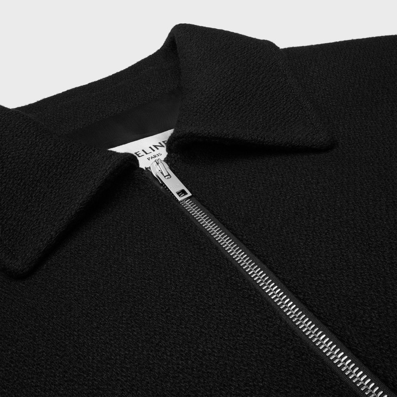 teddy jacket IN TEXTURED WOOL 3