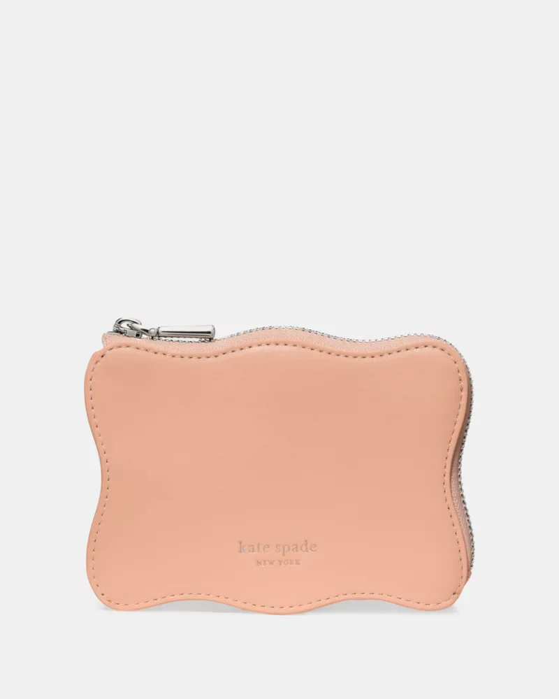 Wavy Mini Zip Card Case - 1