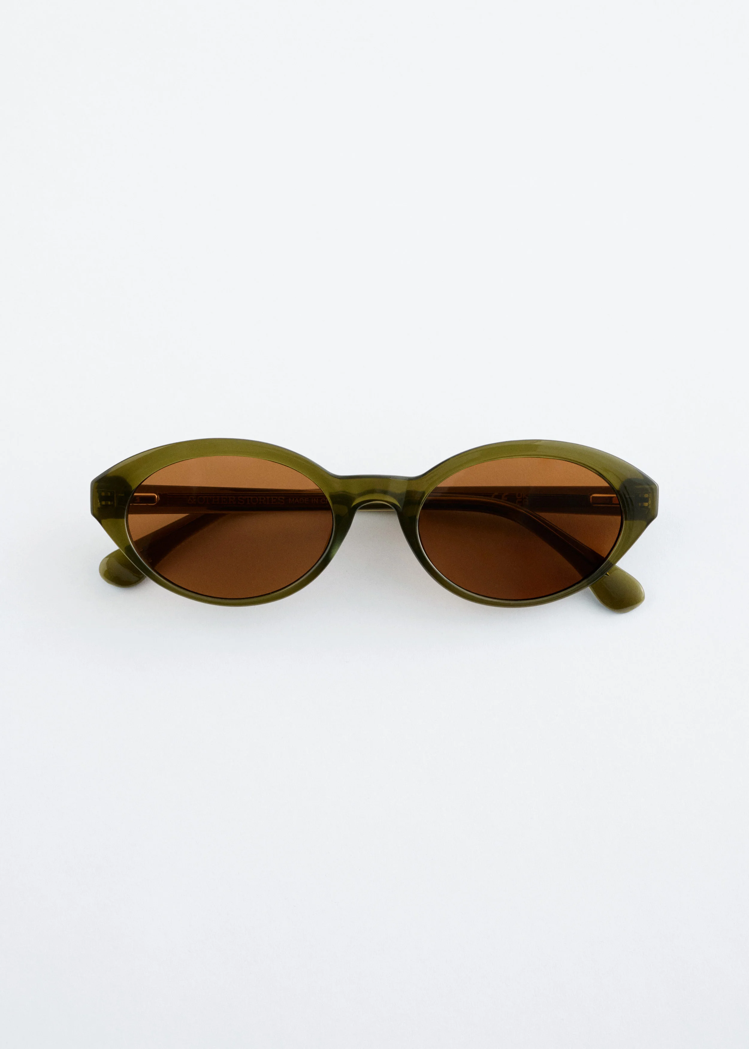 Oval-Frame Sunglasses - 1