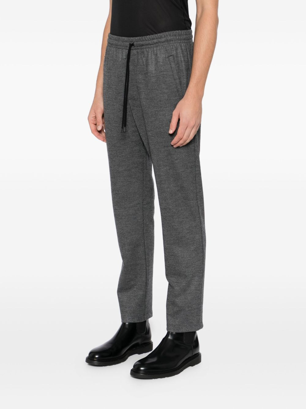 DRAWSTRING WOOL TROUSERS - 4