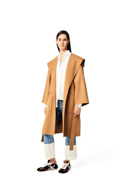 Loewe Hooded coat in wool and cashemere outlook