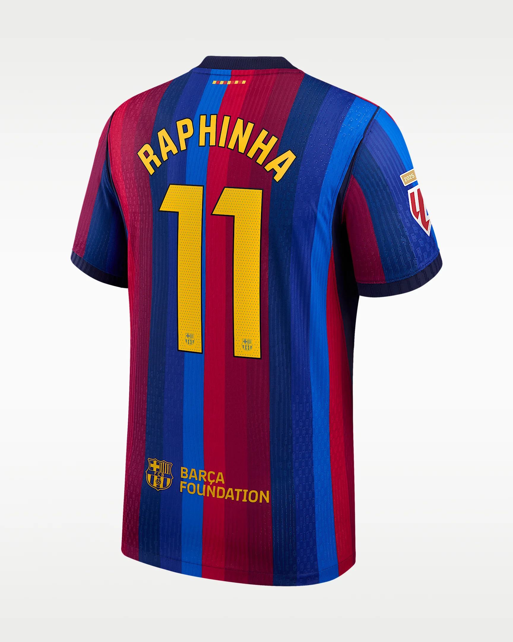 Raphinha FC Barcelona Match Home Men's Nike Aero-FIT Soccer Jersey - 1