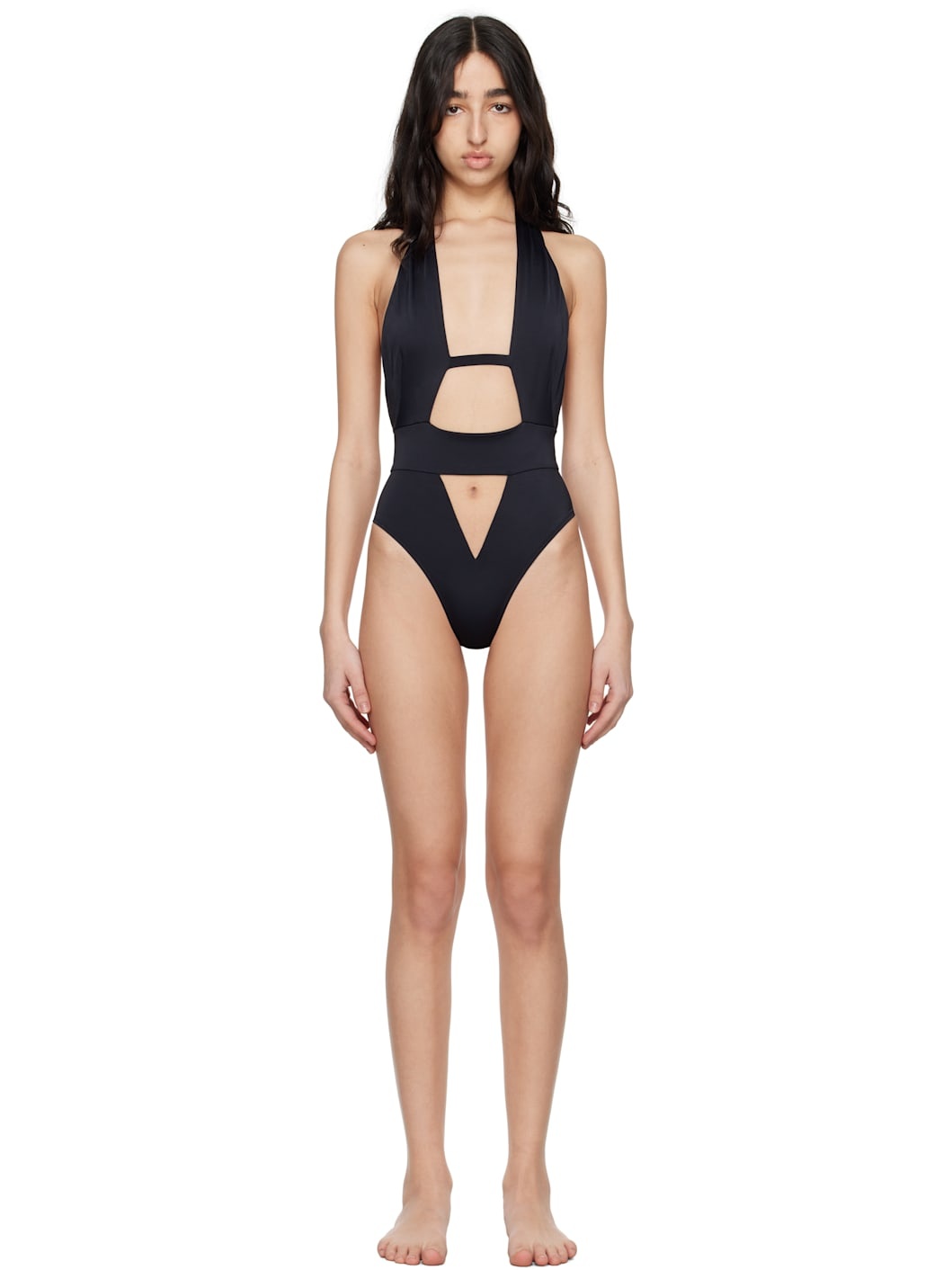 Black Anja Swimsuit - 1