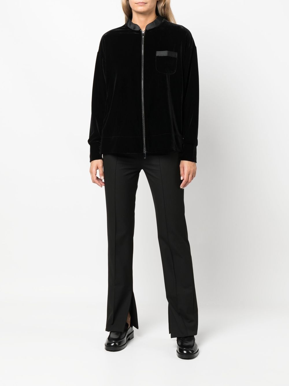 zip-up hooded jacket - 6