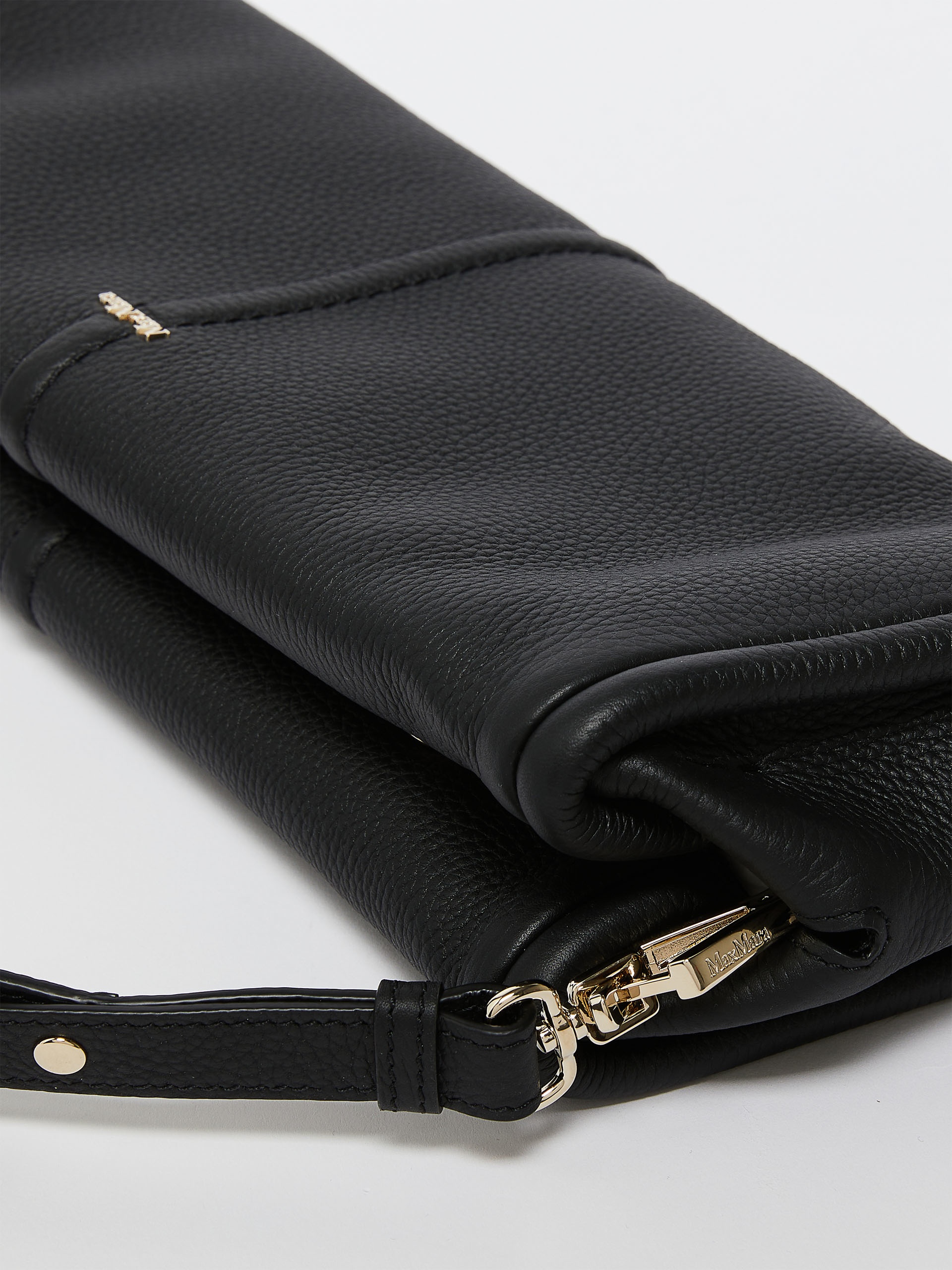 AMALIA Leather clutch bag - 4