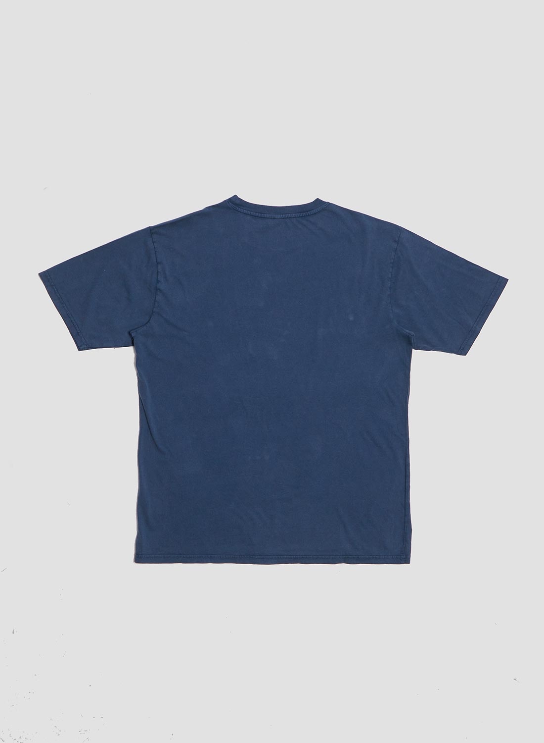 Classic Relaxed Fit Tee in Stone Wash Denim - 6
