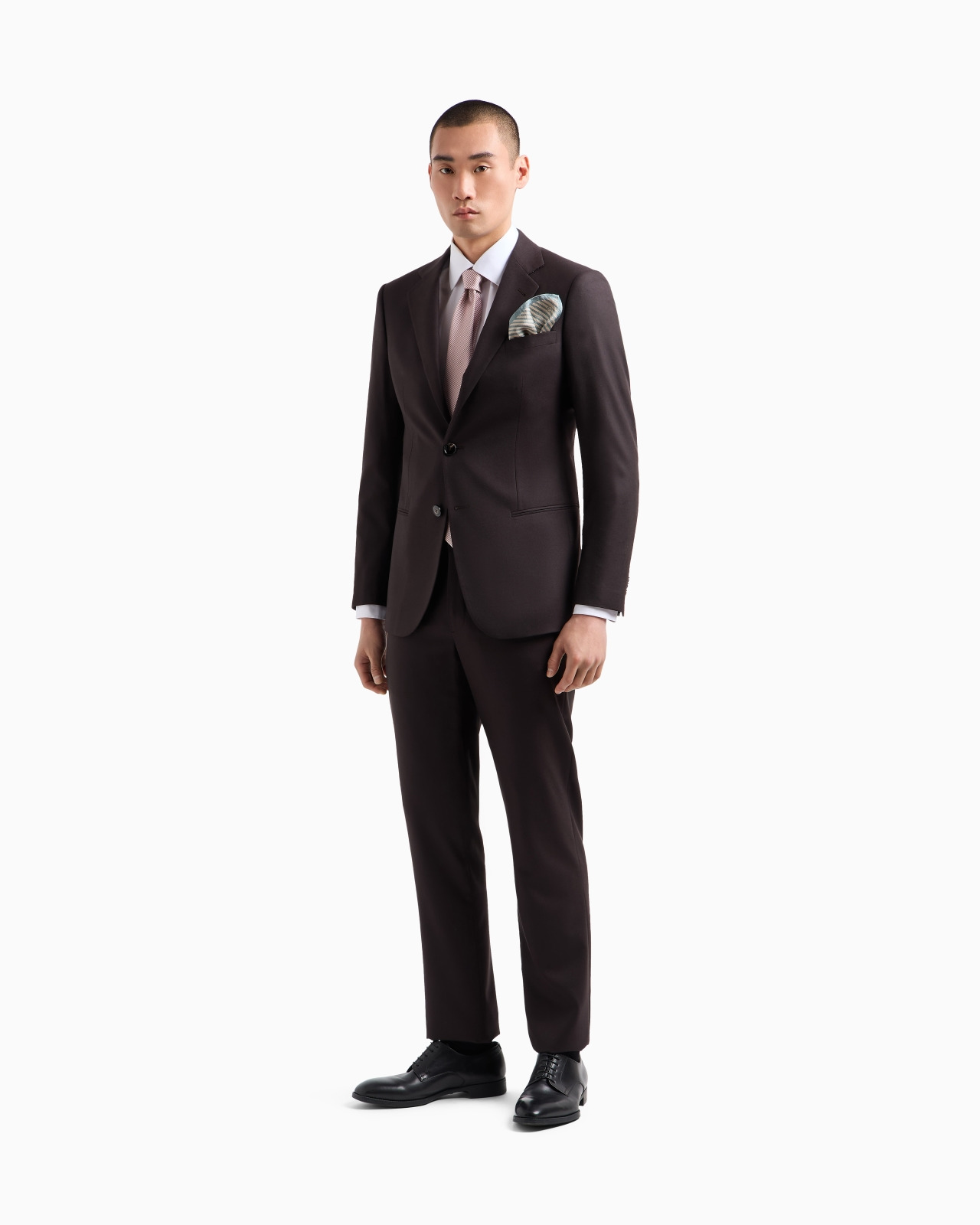 SINGLE-BREASTED SOHO LINE SUIT IN VIRGIN WOOL CLOTH - 2