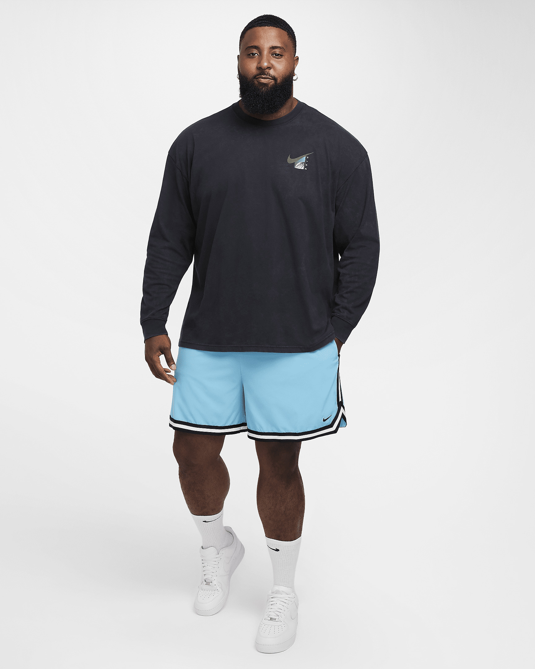 Nike Men's Max90 Long-Sleeve Basketball T-Shirt - 12