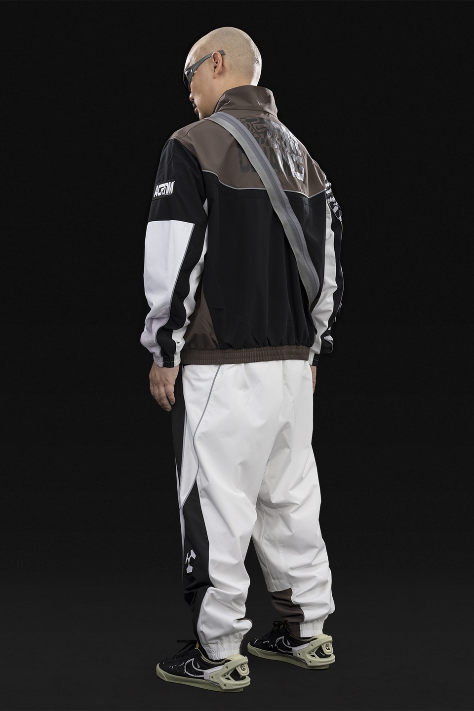 GGG-J2-100 Nike® Acronym® Track Jacket Woven White/Multi - 10