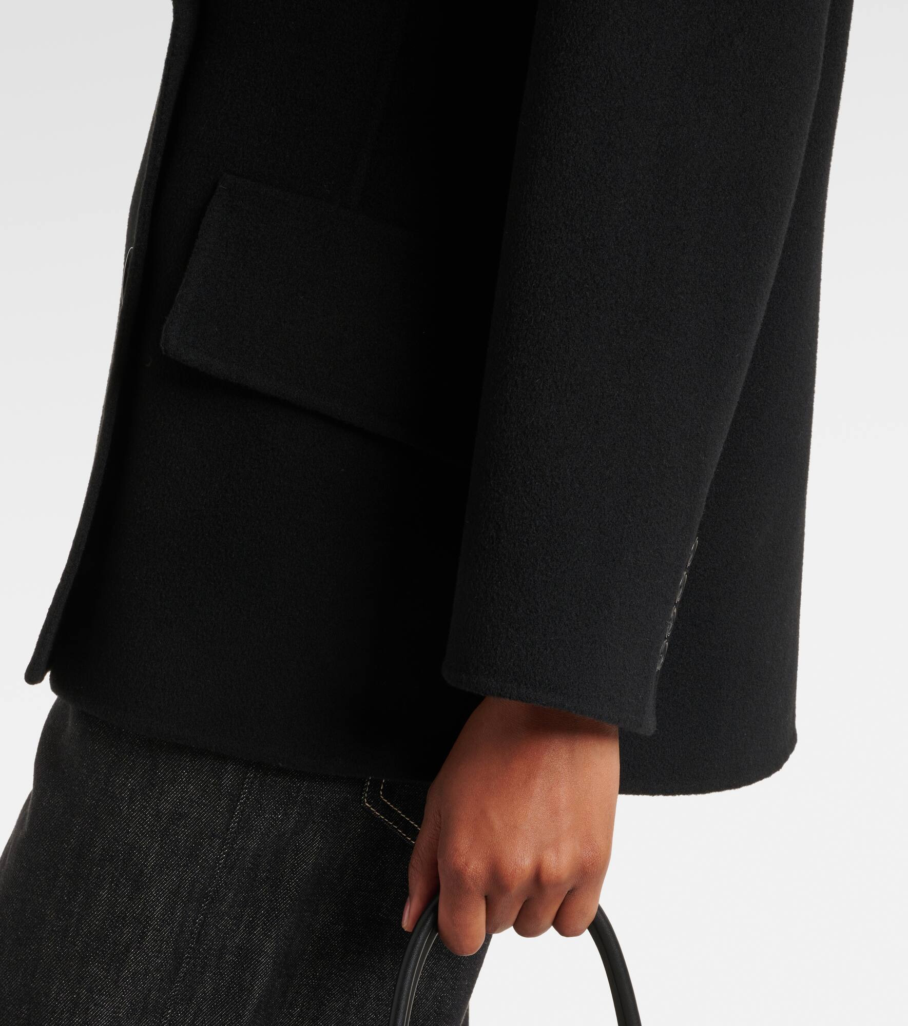 Lukas virgin wool peacoat - 5