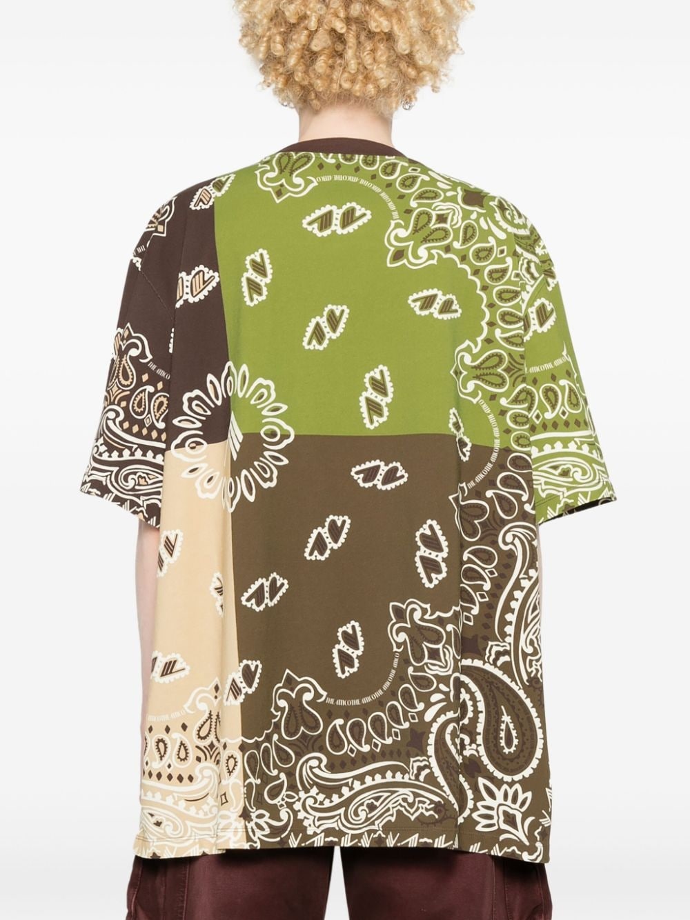 paisley-print cotton T-shirt - 4