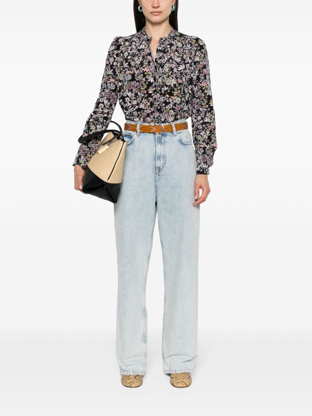 Tchin Kaya floral-print blouse - 2