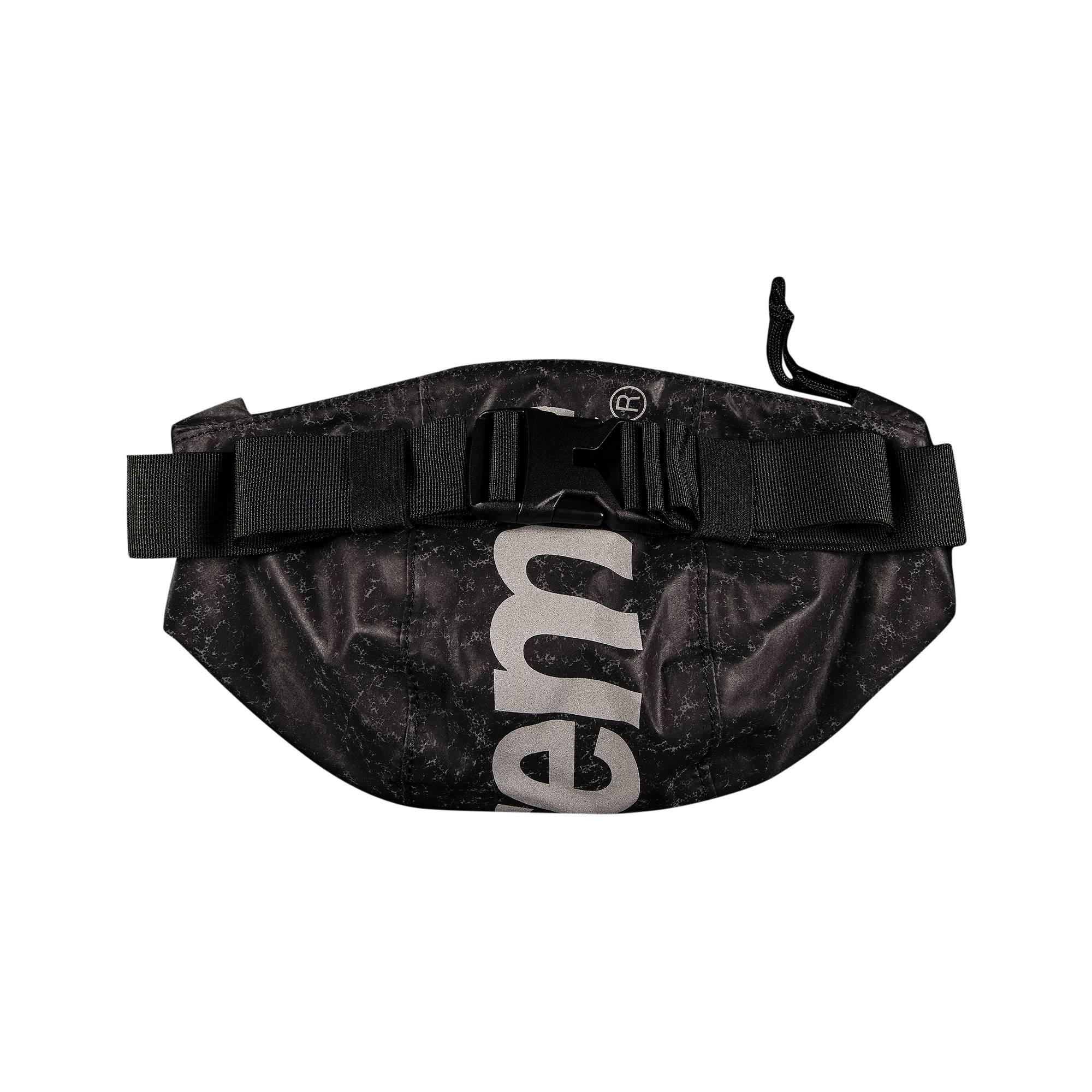 Supreme Waterproof Reflective Speckled Waist Bag 'Black' - 2