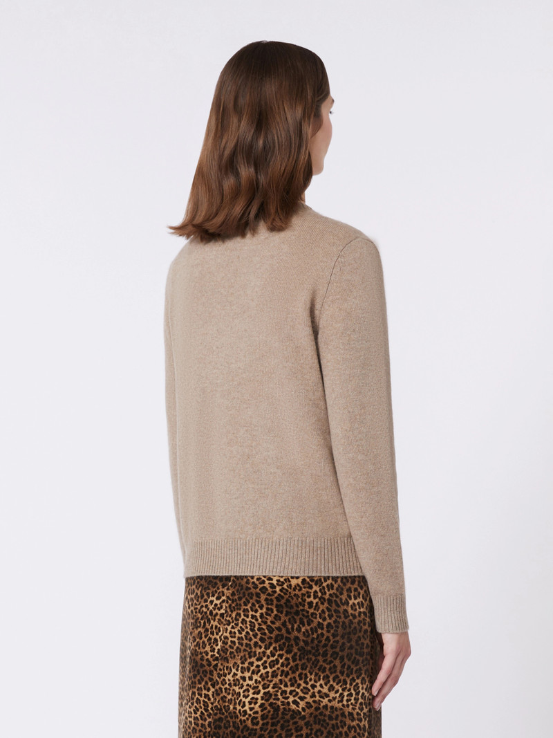 TUNICA Inlay-detail cashmere sweater - TURTLEDOVE 4