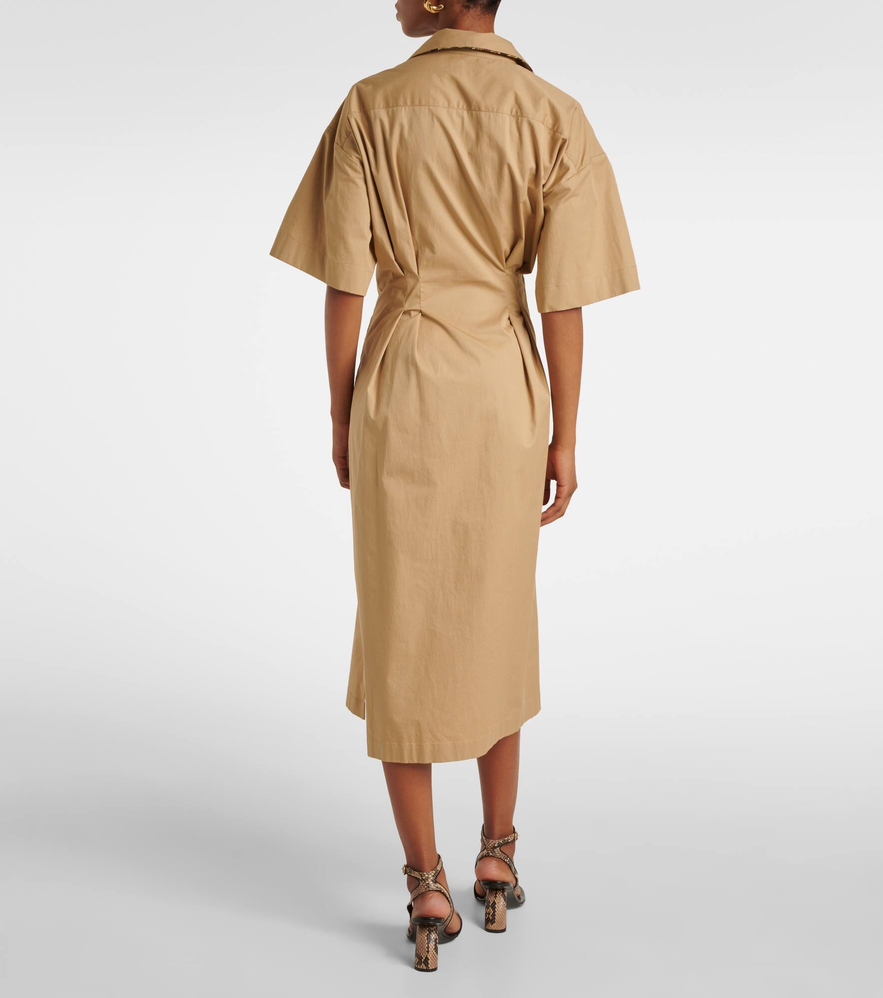 Cotton wrap dress - 3