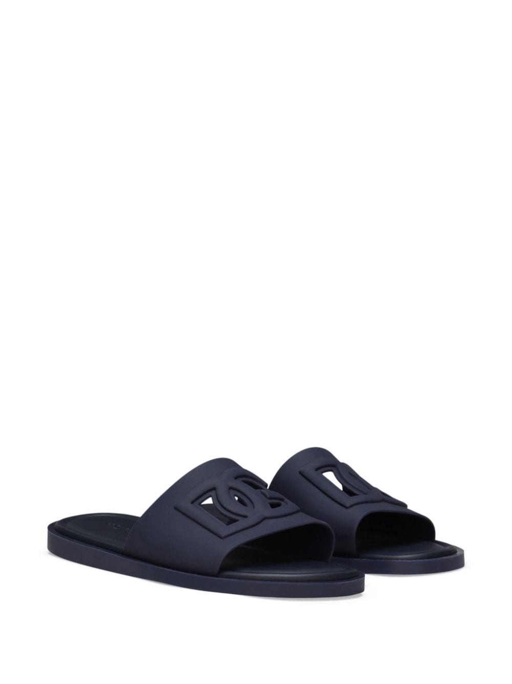 logo-embossed cut-out slides - 2
