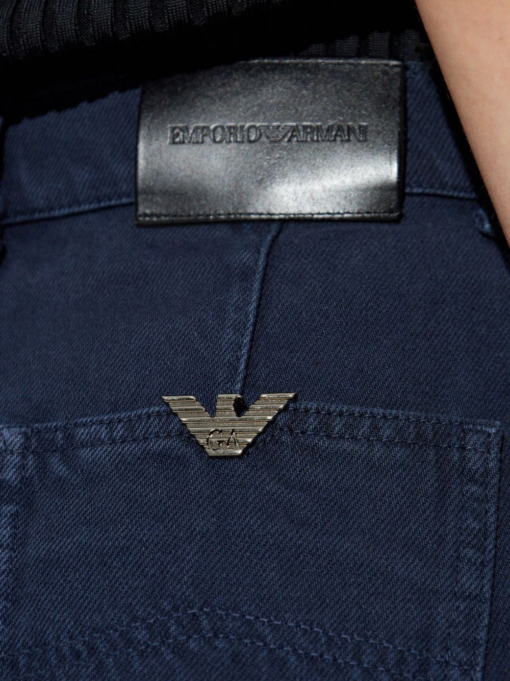 logo-plaque jeans - 5