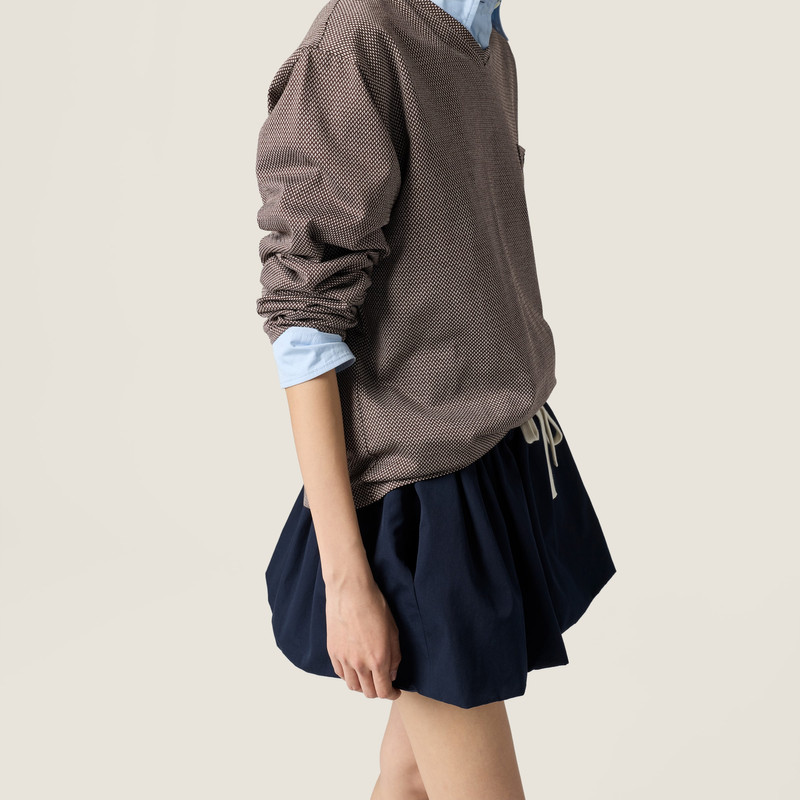 Jacquard jersey T-shirt 5