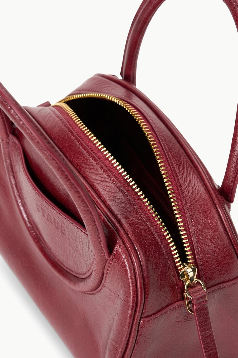 STAUD MAUDE MINI BOWLER BAG PINOT 7