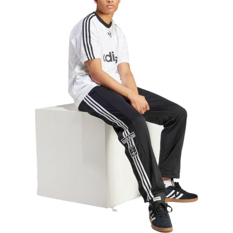 adidas Adicolor Tee 'White Black' IM9459 - 5