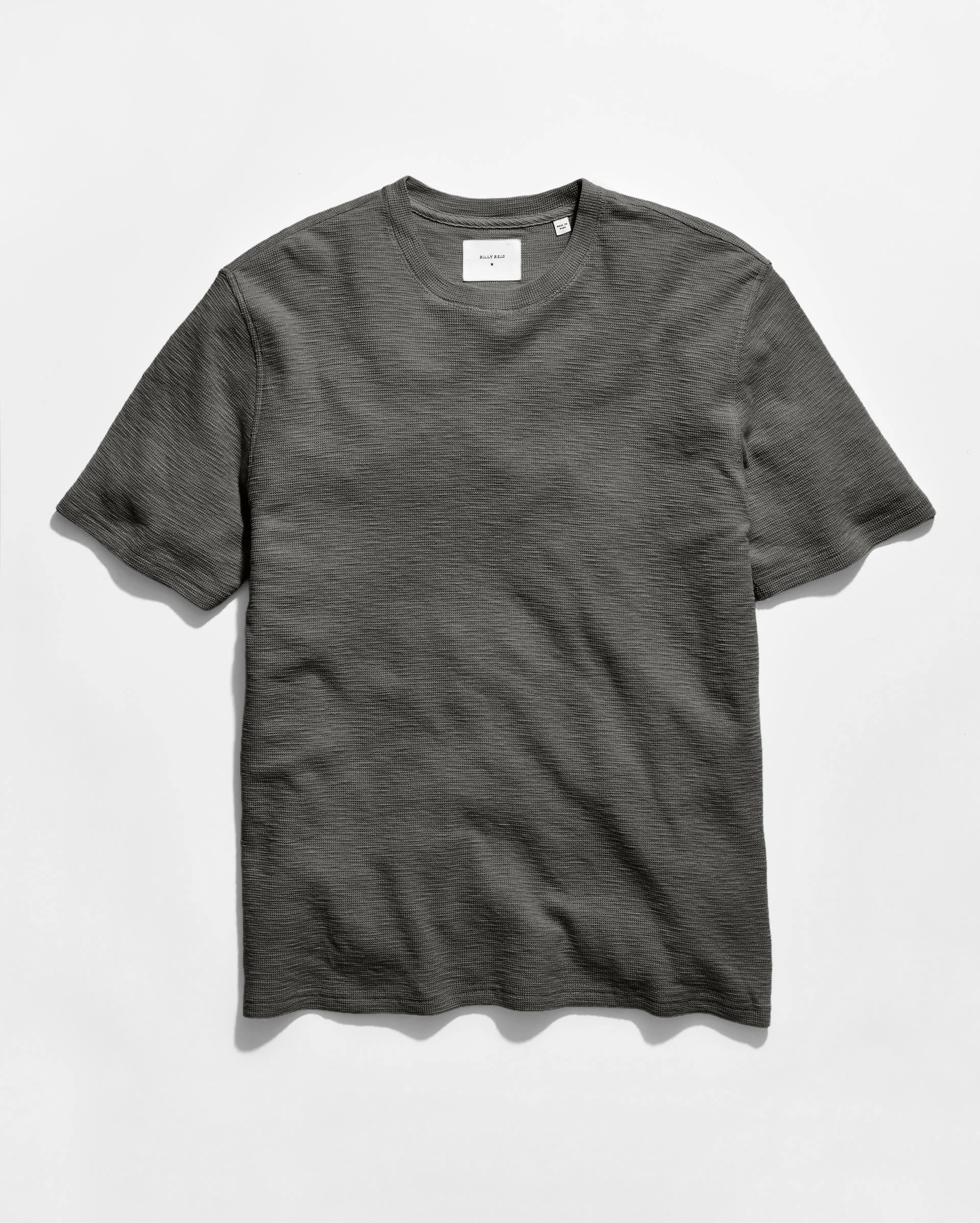 Short Sleeve Slub Tuck Crew - 1