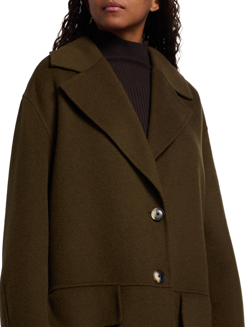 Women's Tammy Double-Face Wool Coat - Fatigue 6