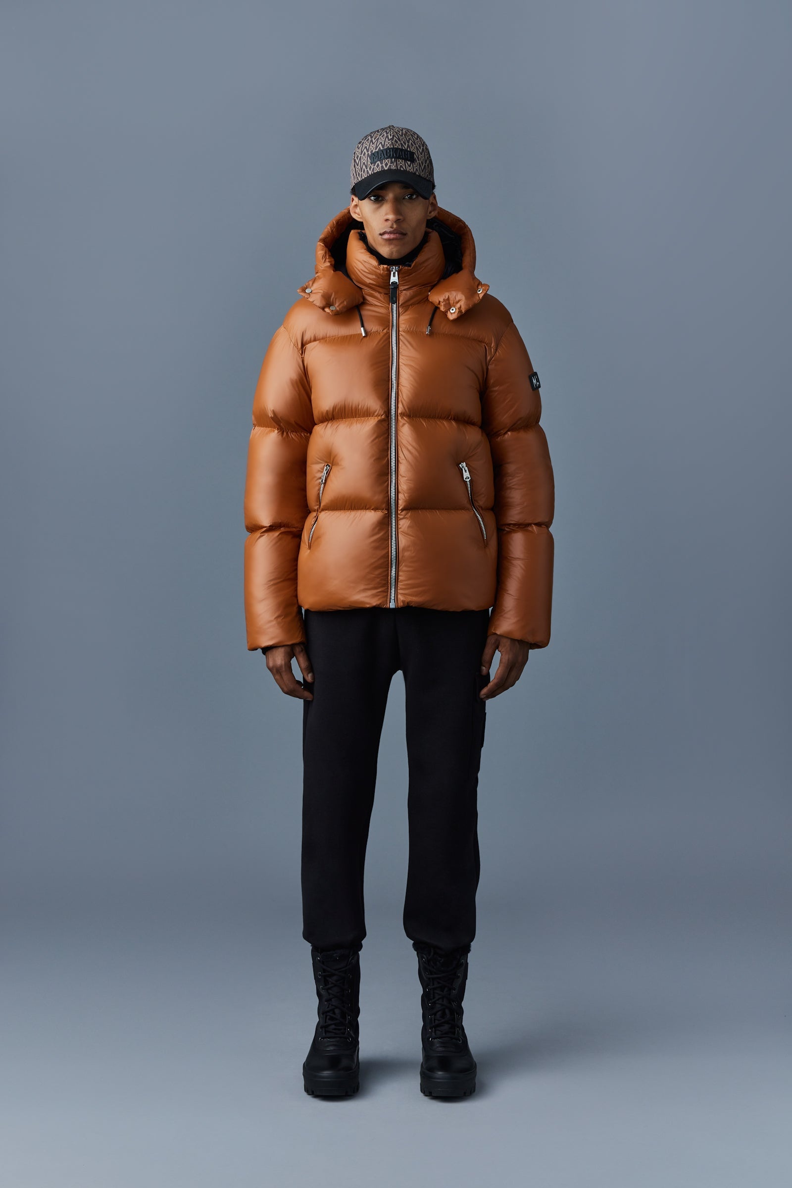 KENT-Z lustrous down jacket with hood - 2
